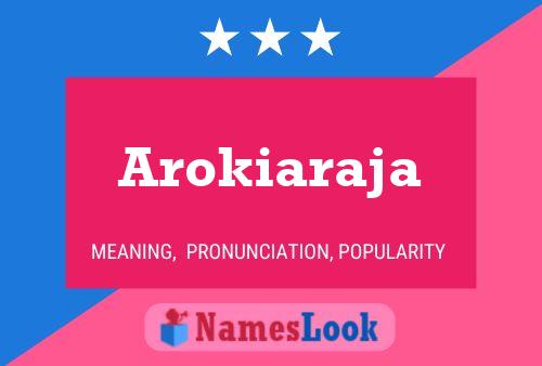 Póster del nombre Arokiaraja