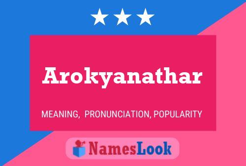 Póster del nombre Arokyanathar