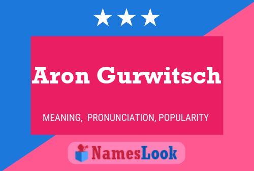 Póster del nombre Aron Gurwitsch