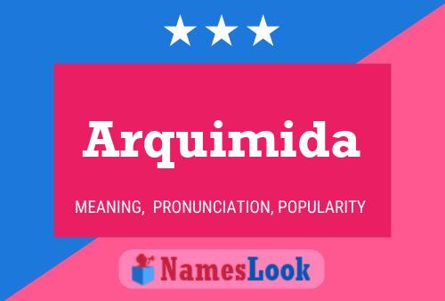 Póster del nombre Arquimida