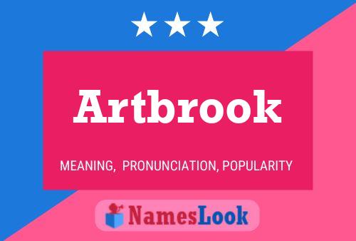 Póster del nombre Artbrook