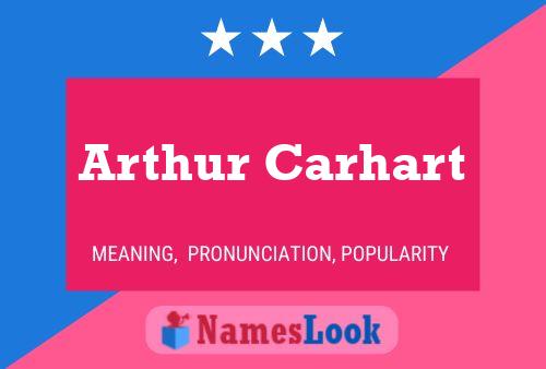 Póster del nombre Arthur Carhart