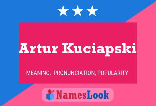 Póster del nombre Artur Kuciapski