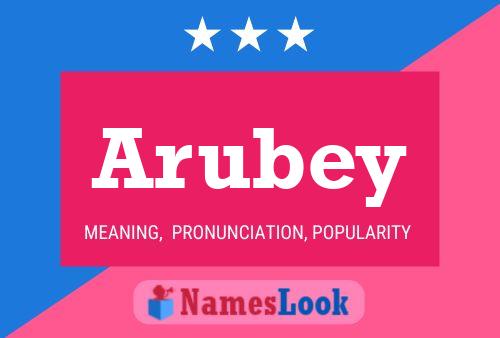 Póster del nombre Arubey