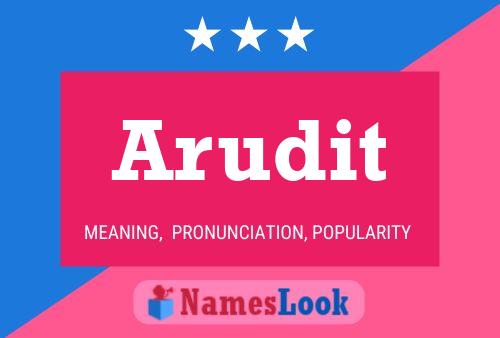 Póster del nombre Arudit