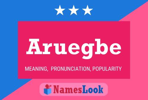 Póster del nombre Aruegbe