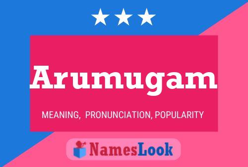 Póster del nombre Arumugam