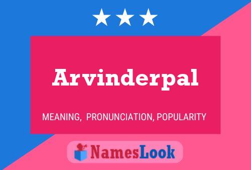 Póster del nombre Arvinderpal