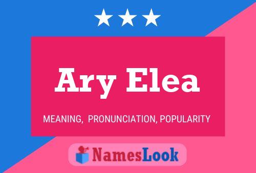 Póster del nombre Ary Elea