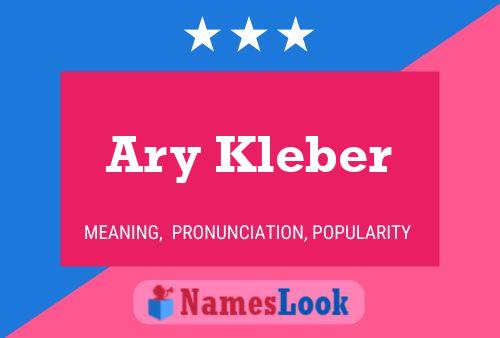 Póster del nombre Ary Kleber