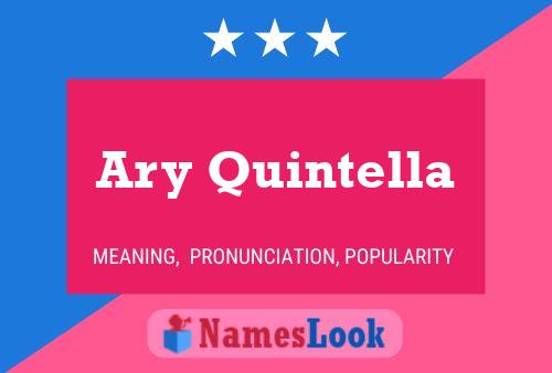 Póster del nombre Ary Quintella