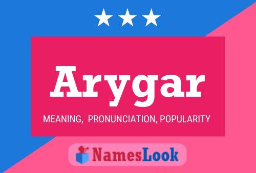 Póster del nombre Arygar