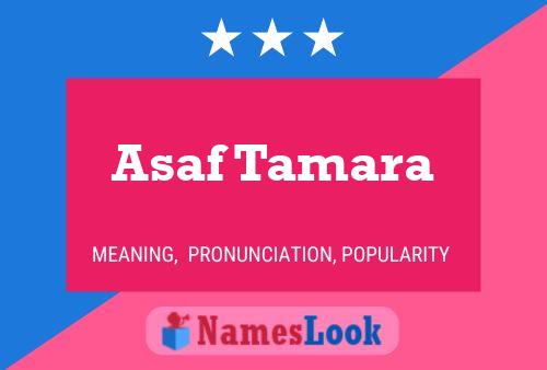 Póster del nombre Asaf Tamara