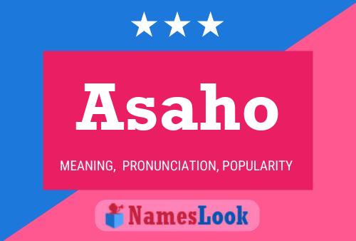 Póster del nombre Asaho