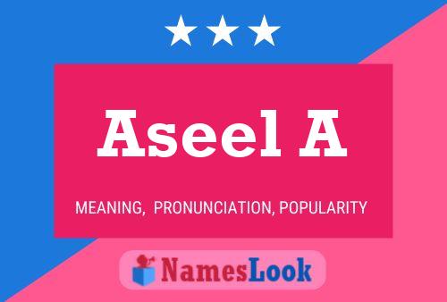 Póster del nombre Aseel A