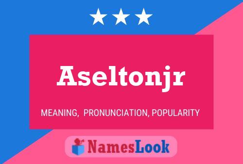 Póster del nombre Aseltonjr