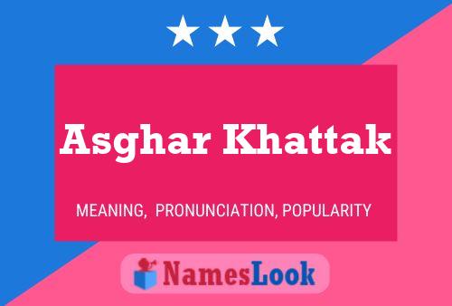 Póster del nombre Asghar Khattak