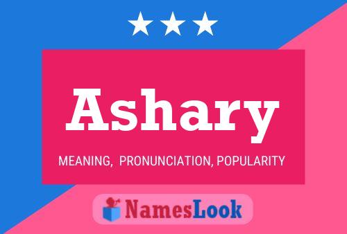 Póster del nombre Ashary