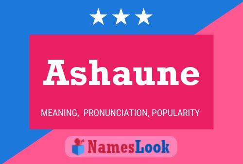 Póster del nombre Ashaune