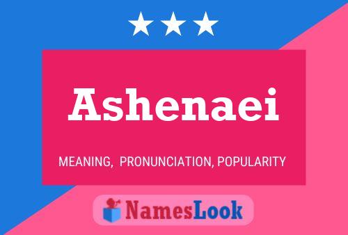 Póster del nombre Ashenaei