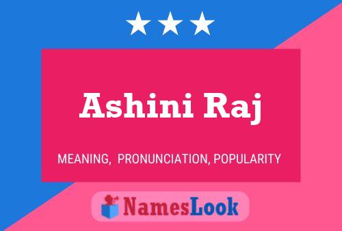 Póster del nombre Ashini Raj