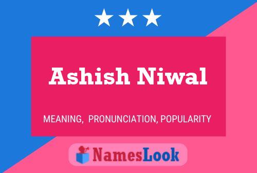 Póster del nombre Ashish Niwal