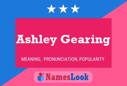 Póster del nombre Ashley Gearing