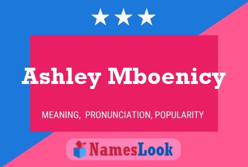 Póster del nombre Ashley Mboenicy