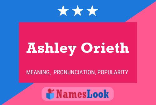 Póster del nombre Ashley Orieth