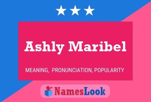 Póster del nombre Ashly Maribel