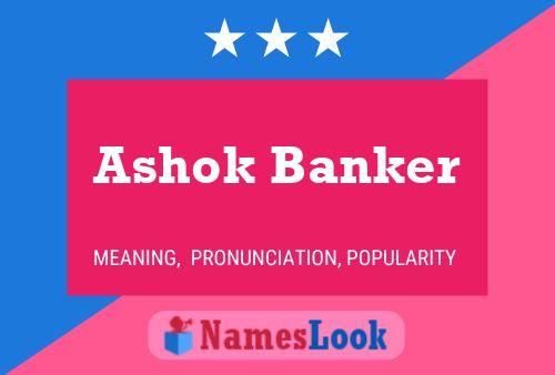 Póster del nombre Ashok Banker