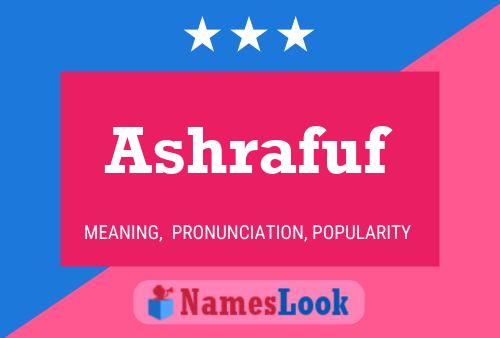 Póster del nombre Ashrafuf