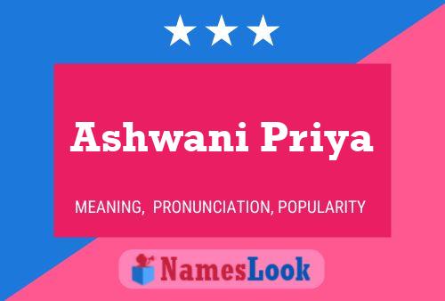 Póster del nombre Ashwani Priya