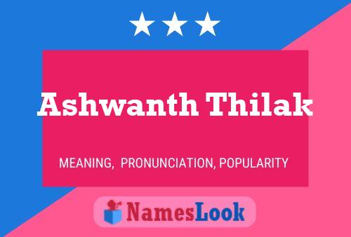 Póster del nombre Ashwanth Thilak