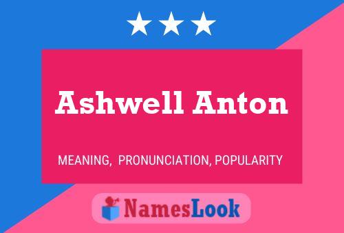 Póster del nombre Ashwell Anton