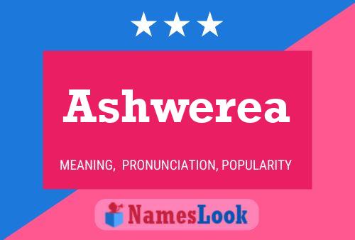 Póster del nombre Ashwerea