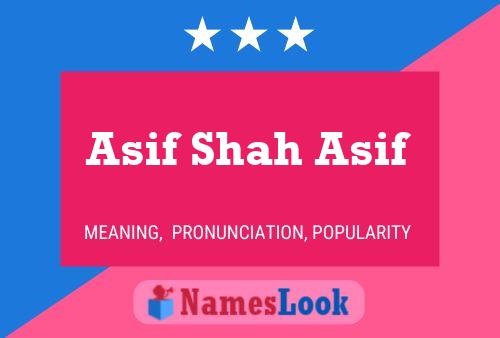 Póster del nombre Asif Shah Asif