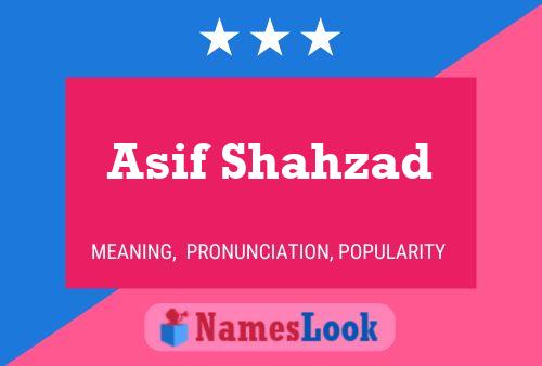 Póster del nombre Asif Shahzad