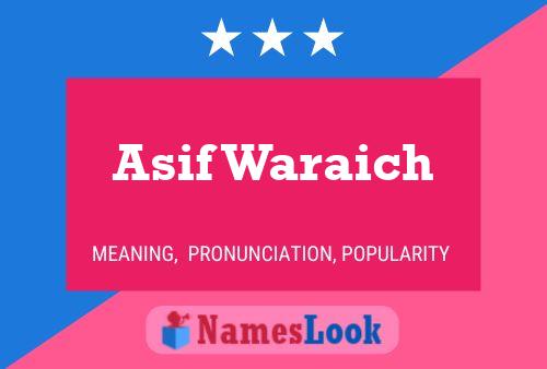 Póster del nombre Asif Waraich