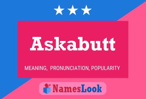 Póster del nombre Askabutt