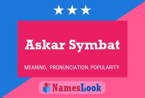 Póster del nombre Askar Symbat