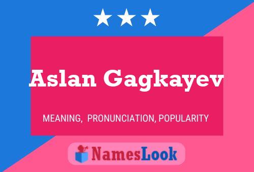 Póster del nombre Aslan Gagkayev