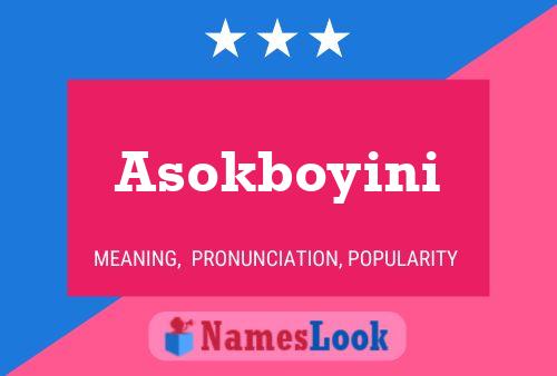 Póster del nombre Asokboyini