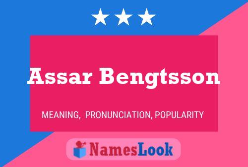 Póster del nombre Assar Bengtsson