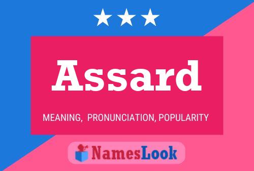 Póster del nombre Assard