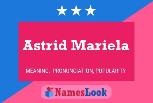 Póster del nombre Astrid Mariela