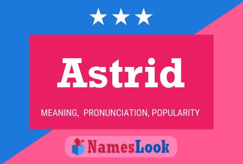 Póster del nombre Astrid