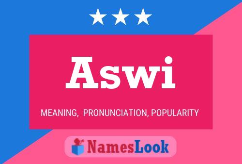 Póster del nombre Aswi