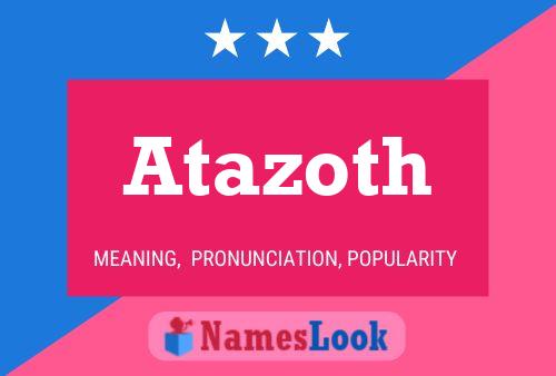 Póster del nombre Atazoth