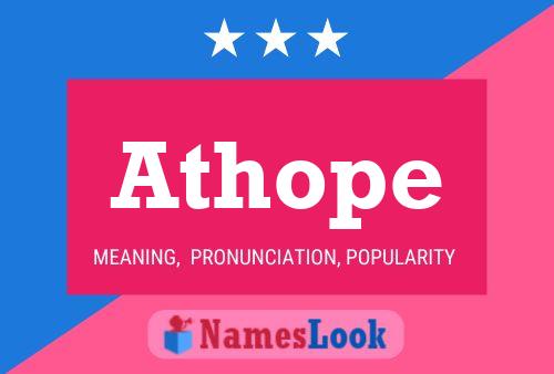 Póster del nombre Athope